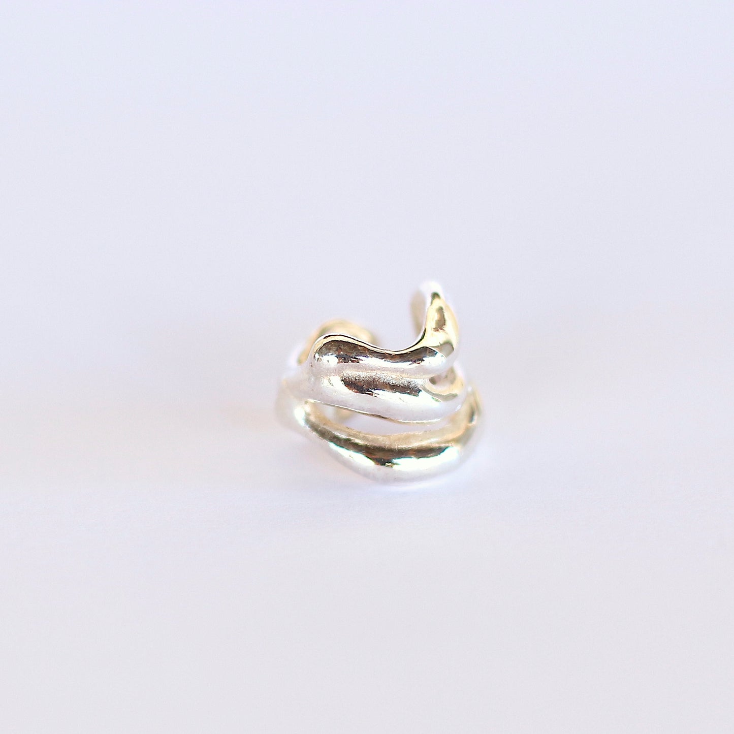 earrings silver with gold plated handmade in lisbon jewellery