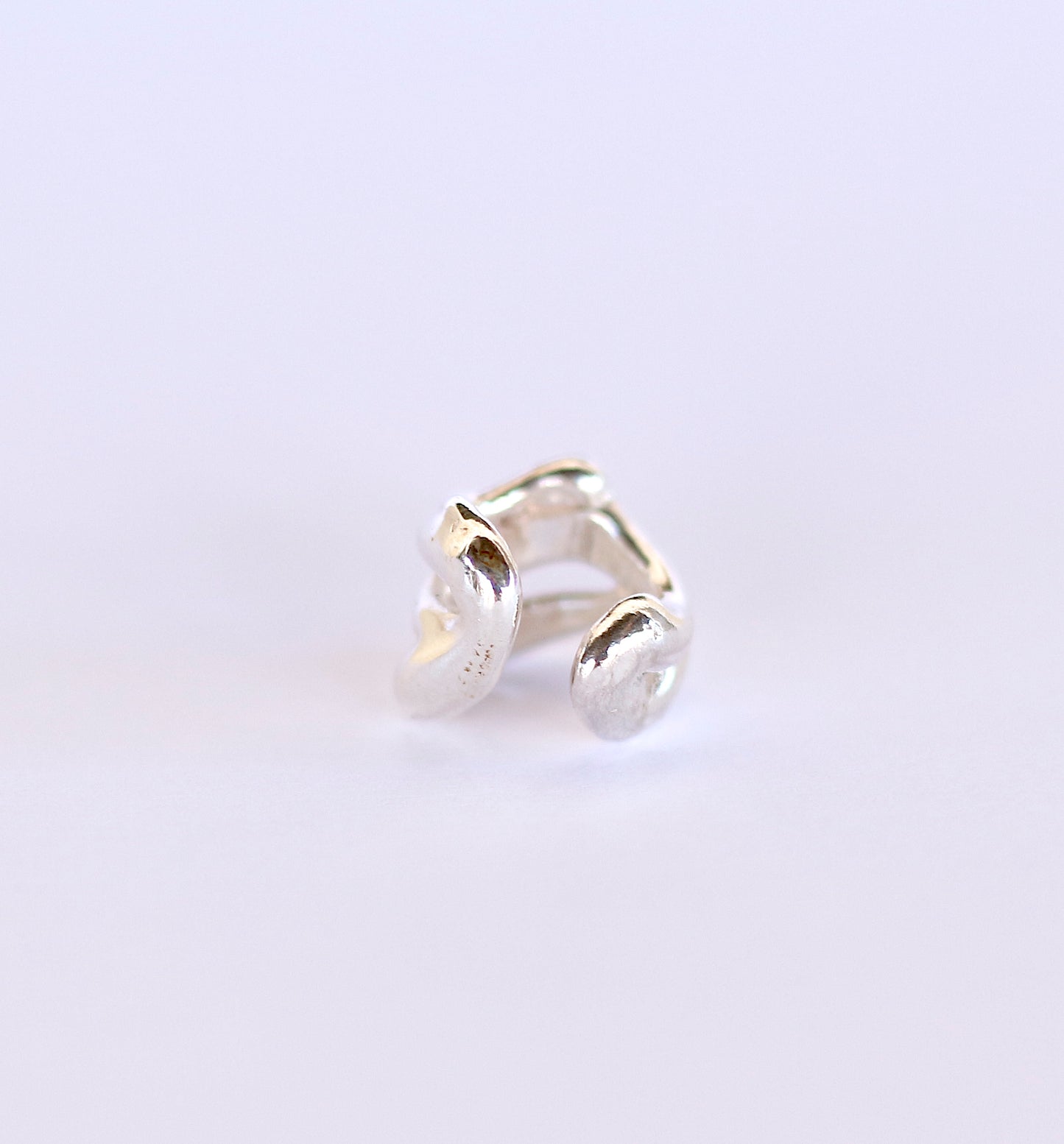 earrings silver with gold plated handmade in lisbon jewellery