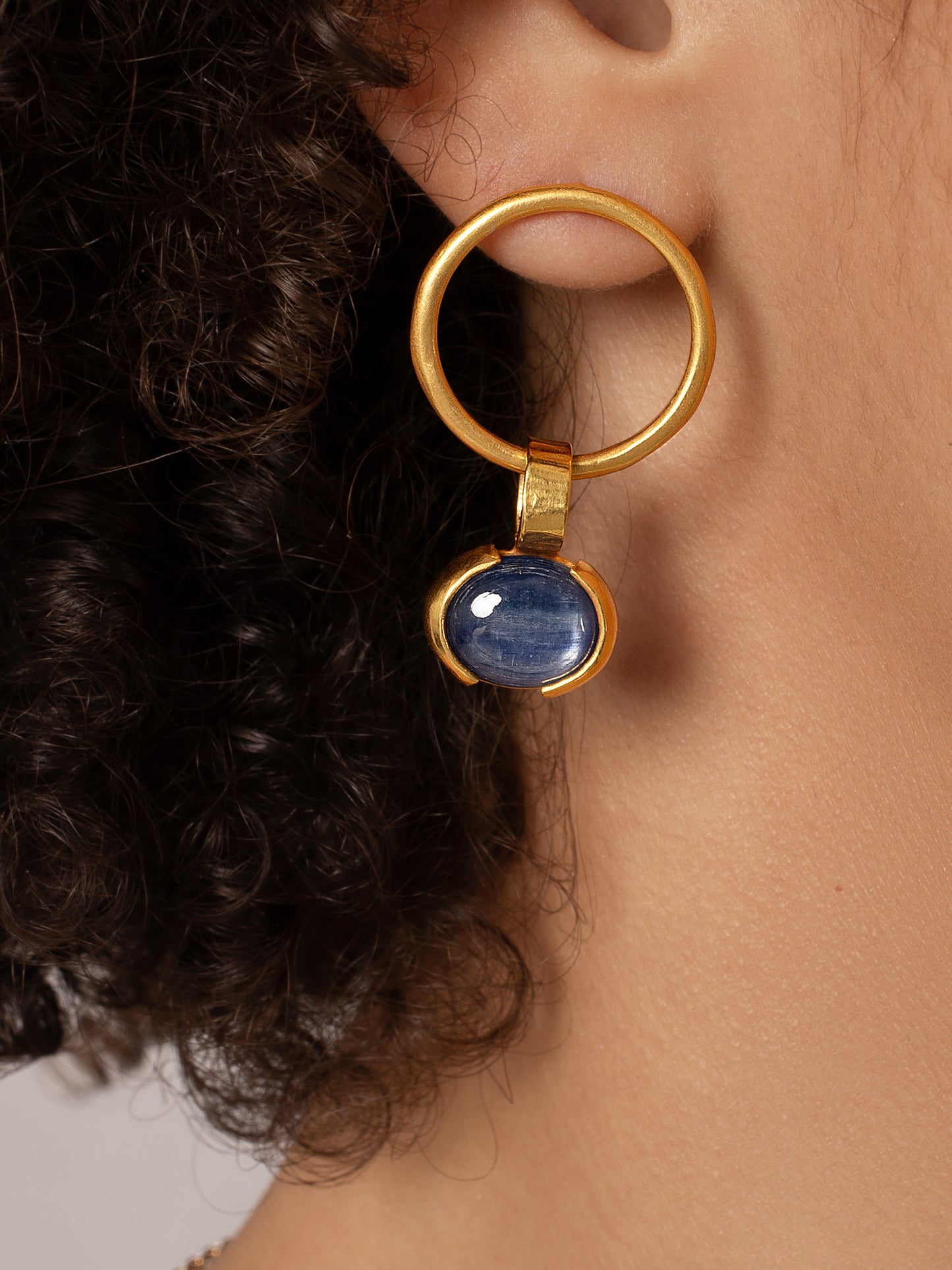 Earrings gold natural stones handmade lisbon jewelry jewellery silver