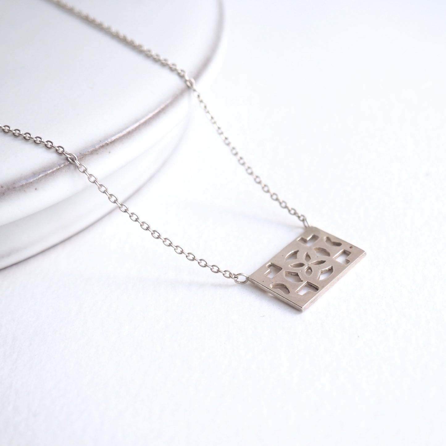 Azulejos Necklace jewelry ring silver gold handmade handcrafted fashion custom bespoke
