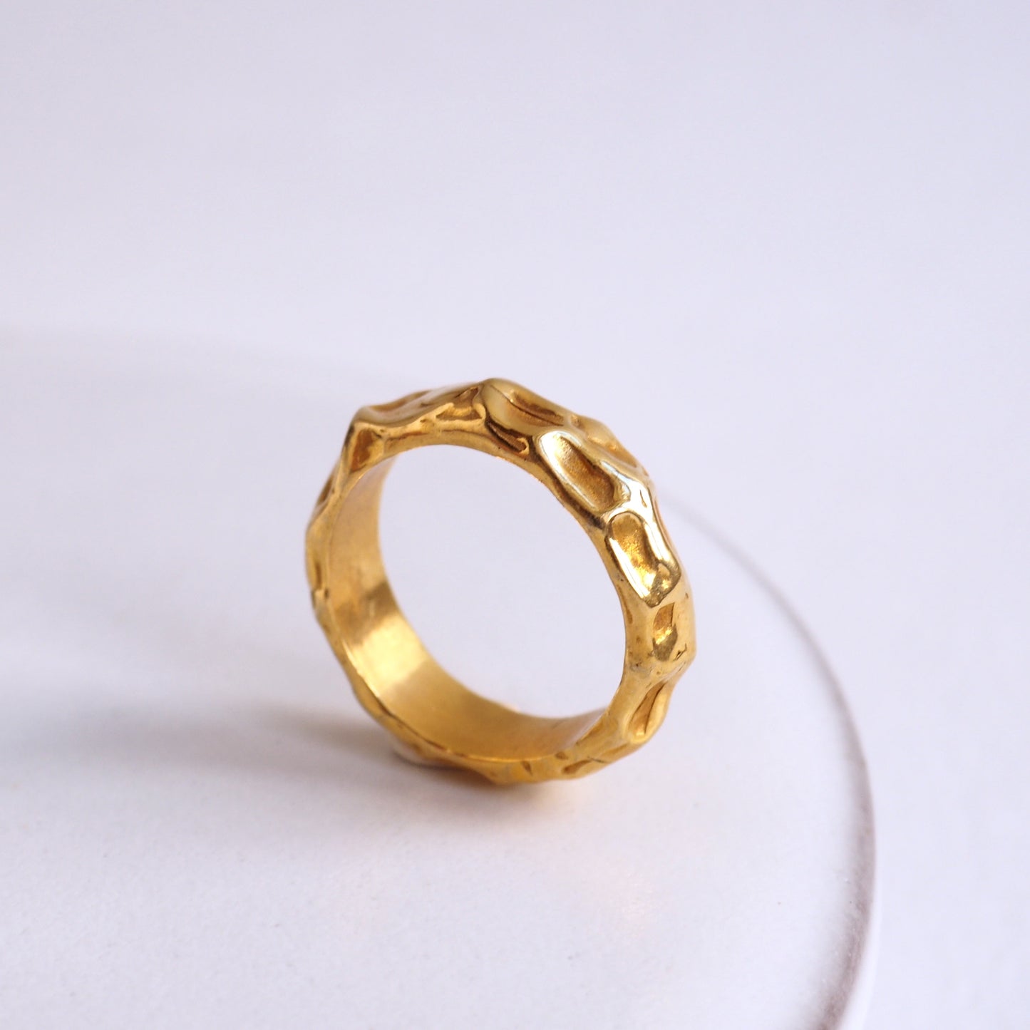 Marea Ring sea Ocean Organic jewelry ring silver gold handmade handcrafted fashion custom bespoke
