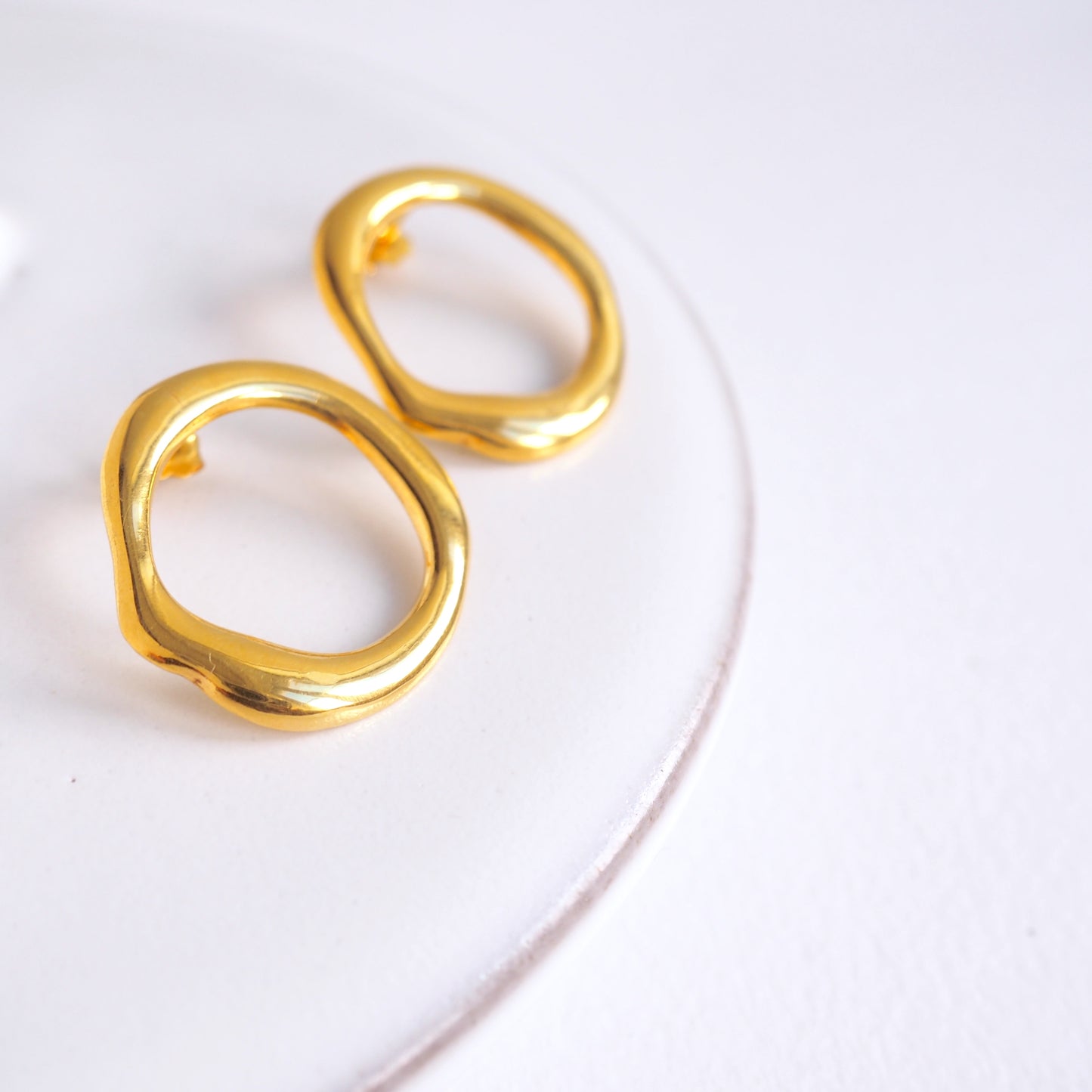 earring marea gold unique Silver Jewelry handcrafted handmade fashion bespoke custom design