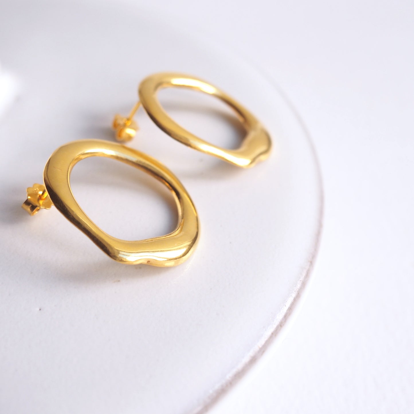 earring marea gold unique Silver Jewelry handcrafted handmade fashion bespoke custom design