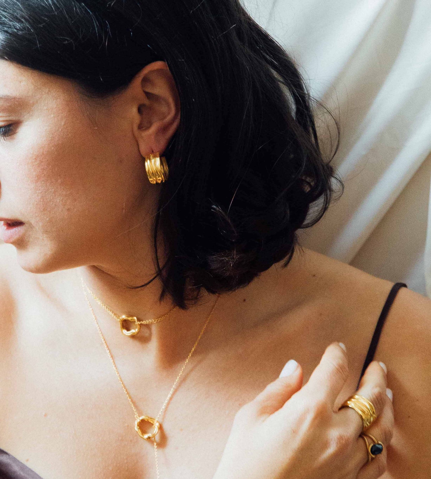 earrings Jewelry Gold Silver Organic Handcrafted Handmade Fashion Design Custom Bespoke