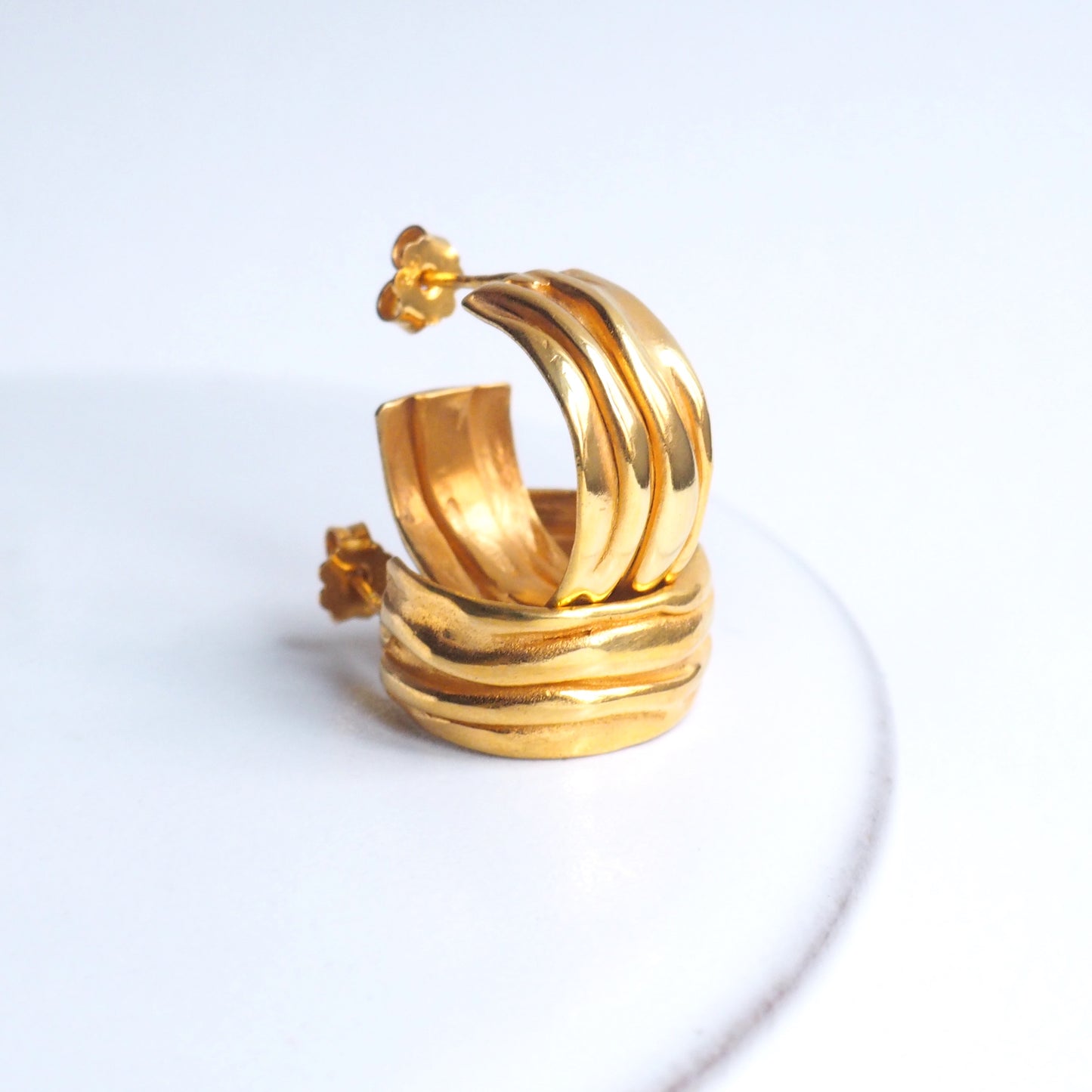 earrings Jewelry Gold Silver Organic Handcrafted Handmade Fashion Design Custom Bespoke