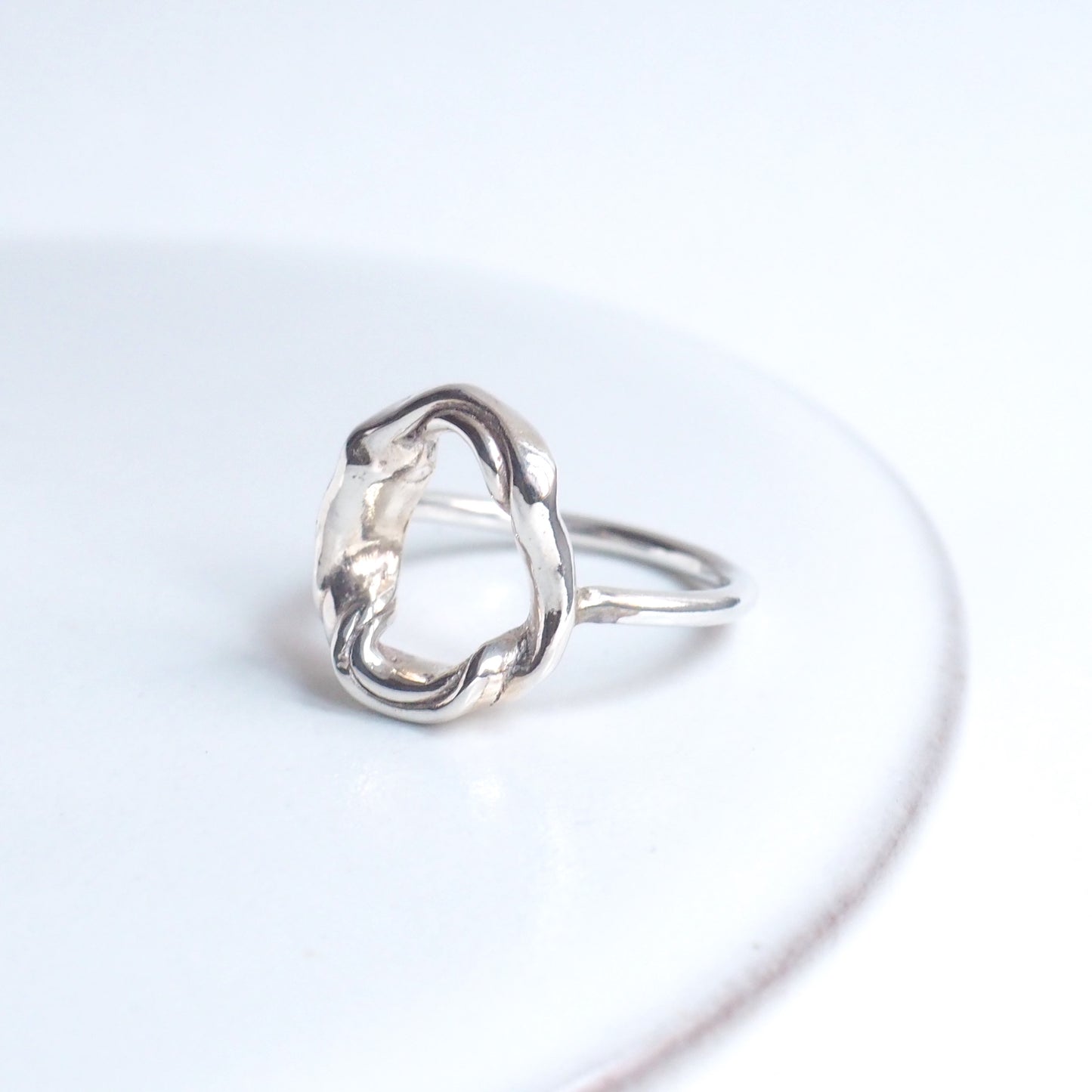 Ring Jewelry Silver Organic Handcrafted Handmade Fashion bespoke unique custom design