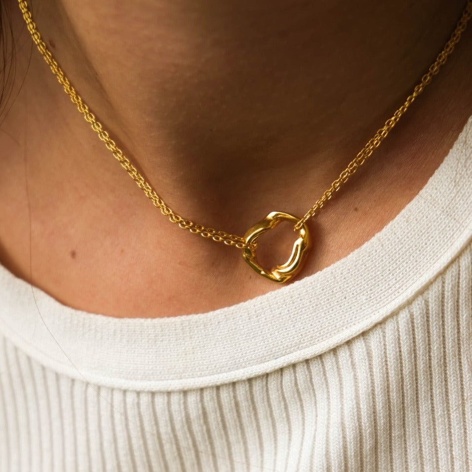 Necklace Jewelry Gold Silver Organic Handcrafted Handmade Fashion Design Custom Bespoke