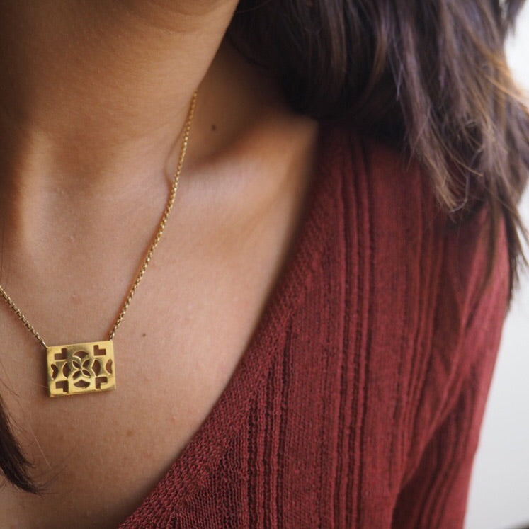 Necklace Jewelry Gold Silver Design Azulejos Handmade Jóias Colar Prata Ouro Gioielli Collana Oro Argento artigianali