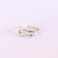 Ring silver gold plated green tourmaline organic shape fluid handcrafted Handmade bespoke lisbon 