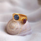 Jewelry Ring Gold Silver Handcrafted Nature Organic Design Fashion Stones Ruby Semiprescious