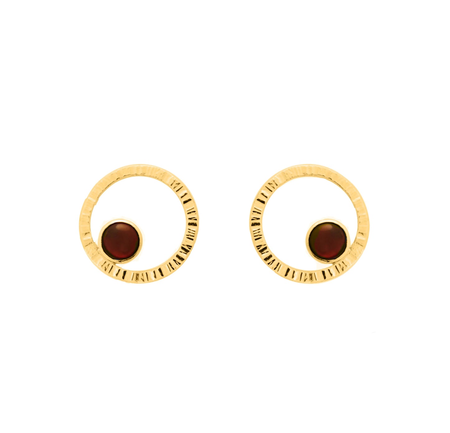 Earrings jewelry handmade gold silver natural semiprecious stone garnet orecchini gioielli artigianali oro argento design joias brincos ouro prata 