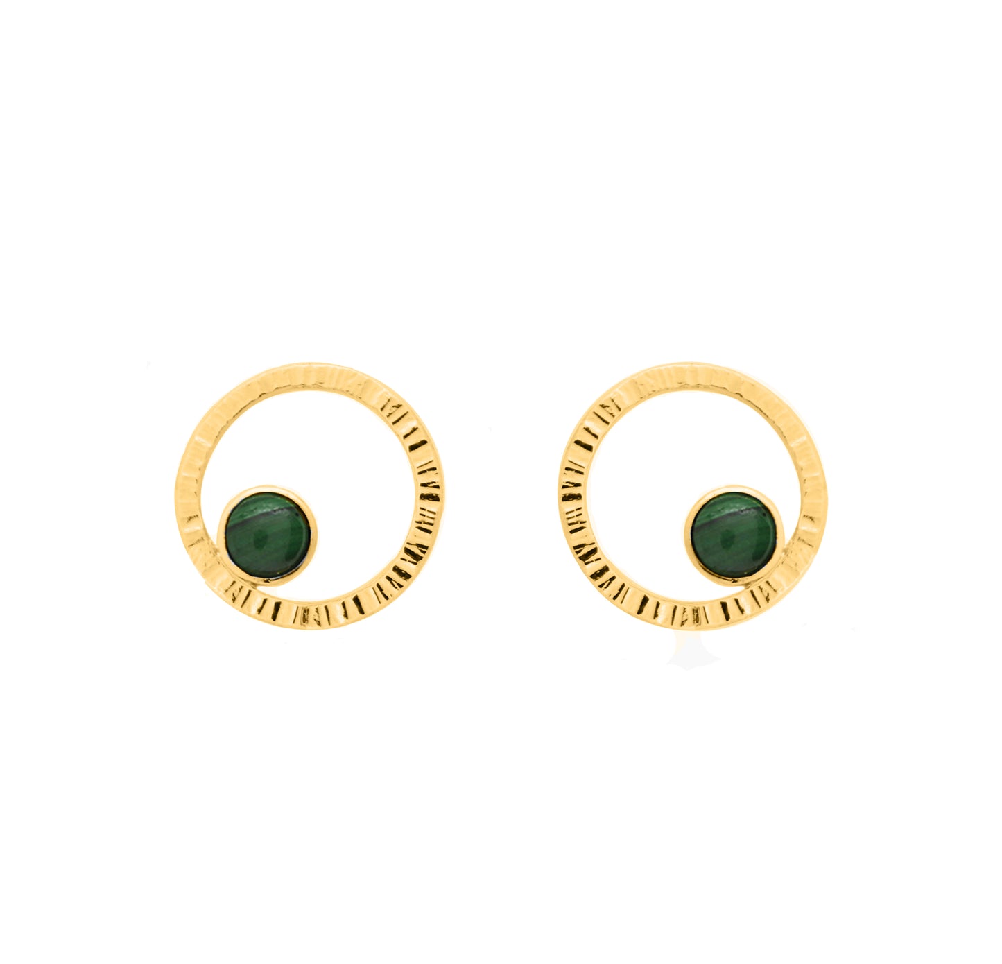 Earrings jewelry handmade gold silver natural semiprecious stone malachite orecchini gioielli artigianali oro argento design joias brincos ouro prata 