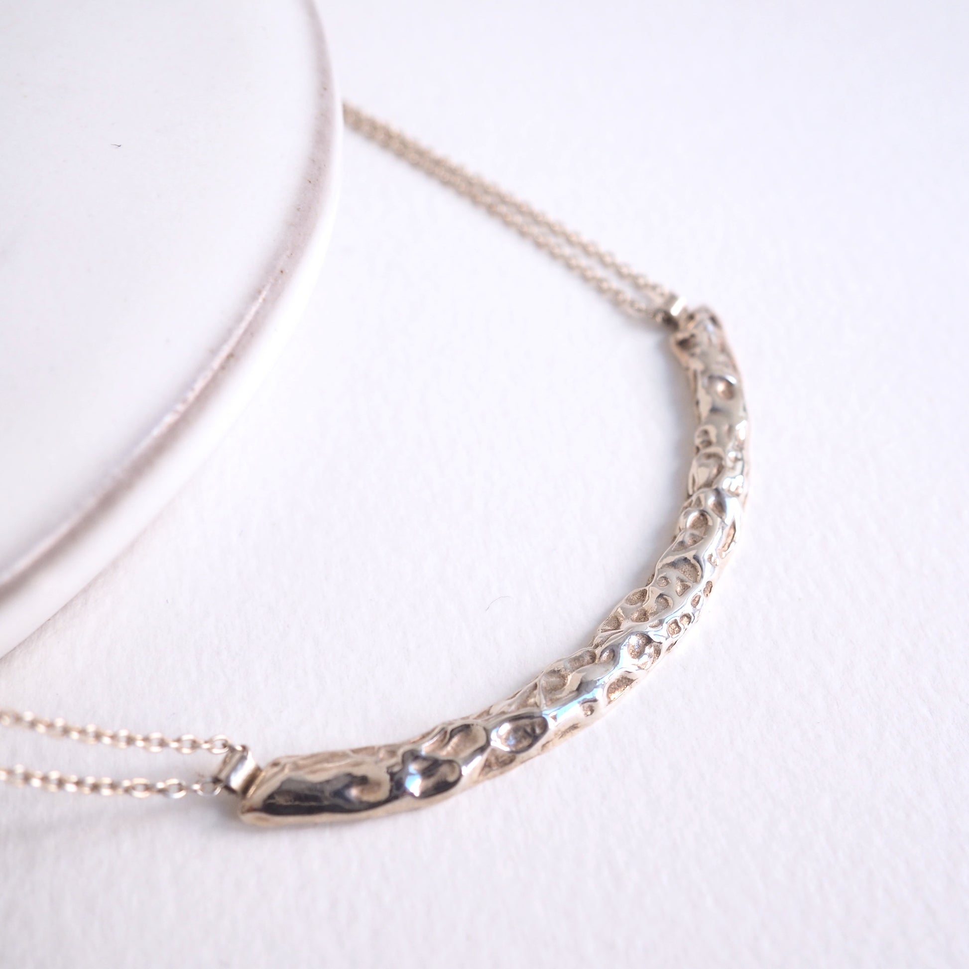 Marea Necklace sea Ocean Organic jewelry ring silver gold handmade handcrafted fashion custom bespoke
