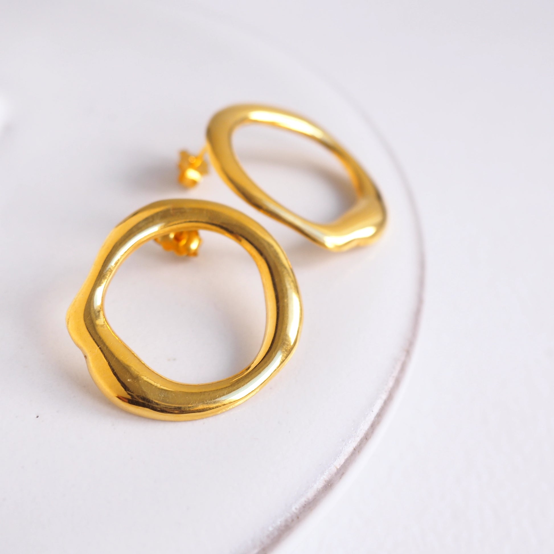 earring marea gold unique Silver Jewelry handcrafted handmade fashion bespoke custom design
