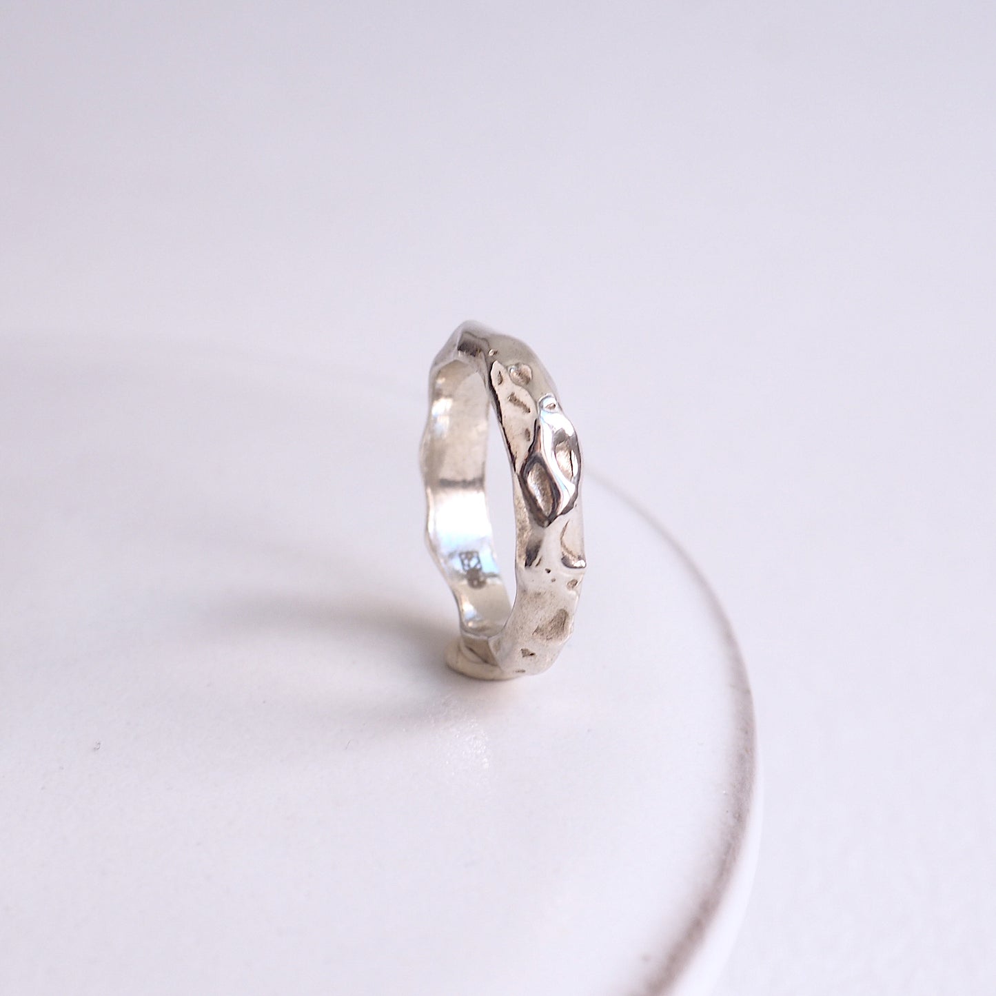 Marea Ring sea Ocean Organic jewelry ring silver gold handmade handcrafted fashion custom bespoke